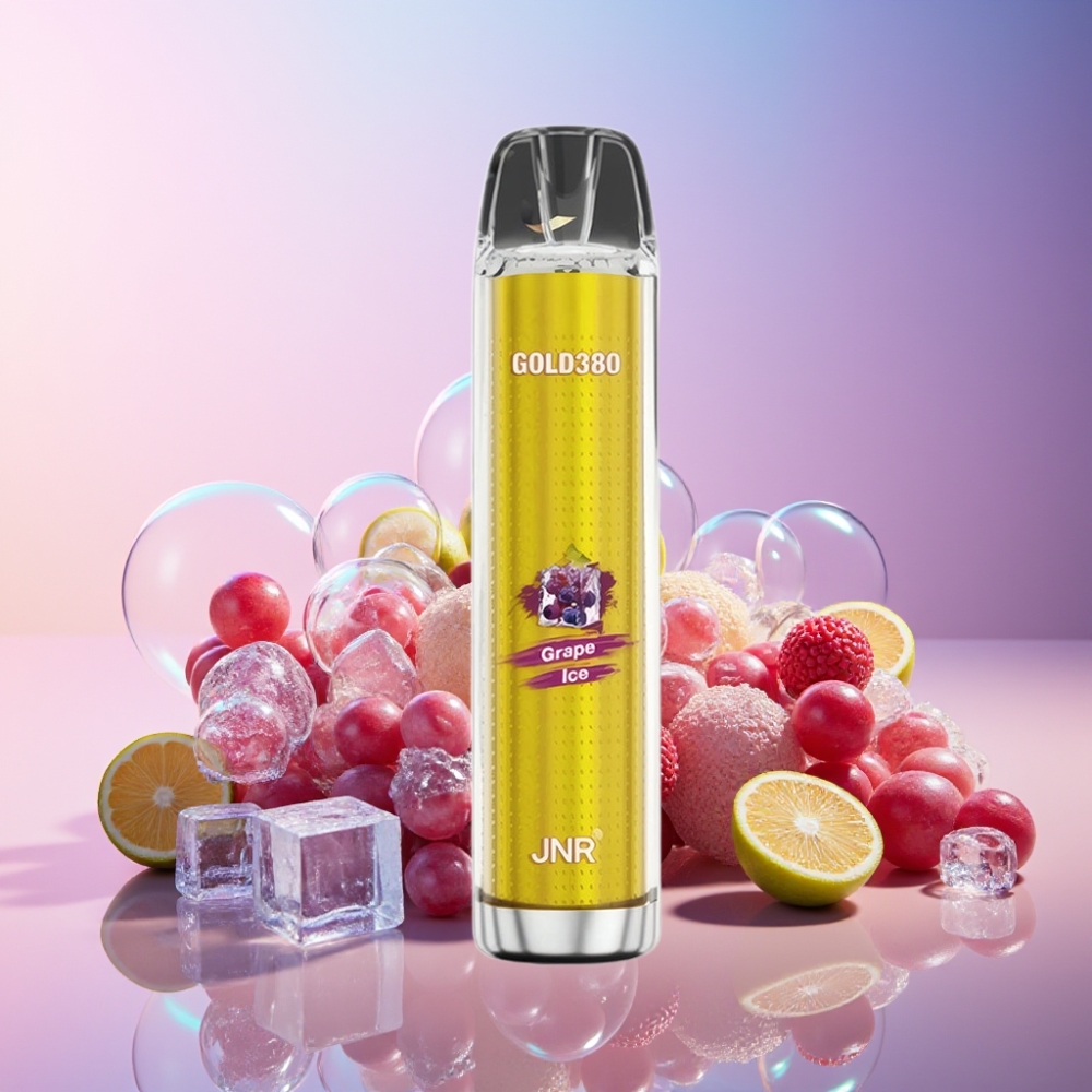 JNR Glod380 6000 Puffs Einweg-Vape Grape Ice (Trauben-Eis) – 6000 Puffs, 1500mAh, 13ml – Schweiz Großhandel