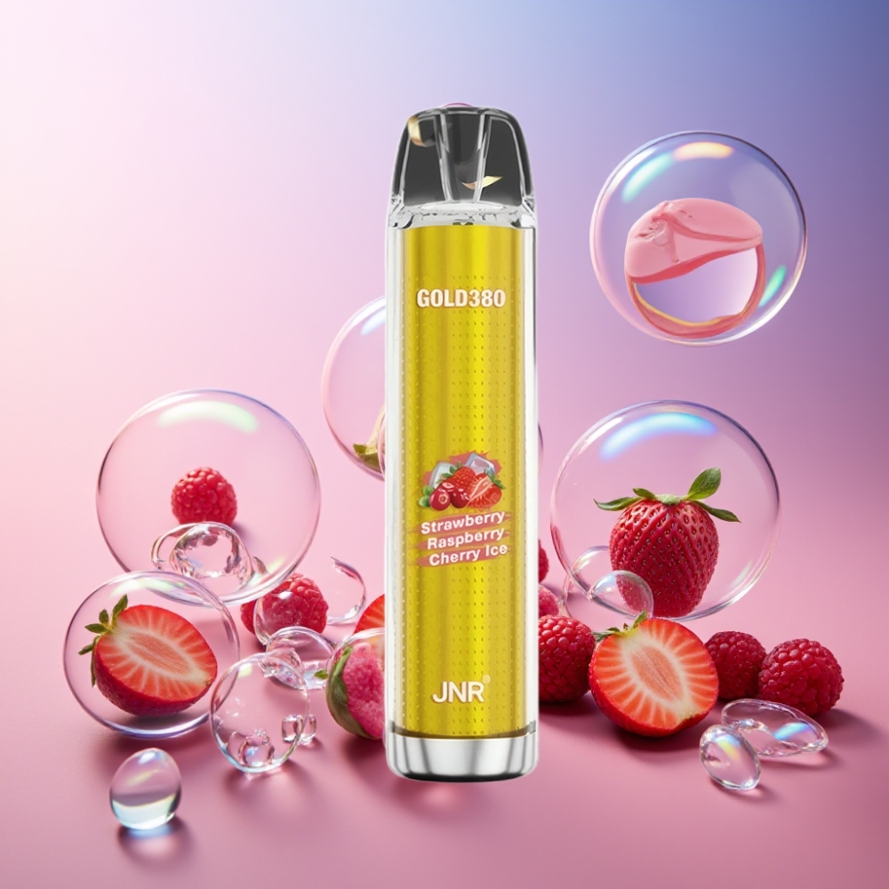 JNR Glod380 6000 Puffs Einweg-Vape Schweiz Großhandel – 1500mAh, 13ml, Erdbeere Himbeere