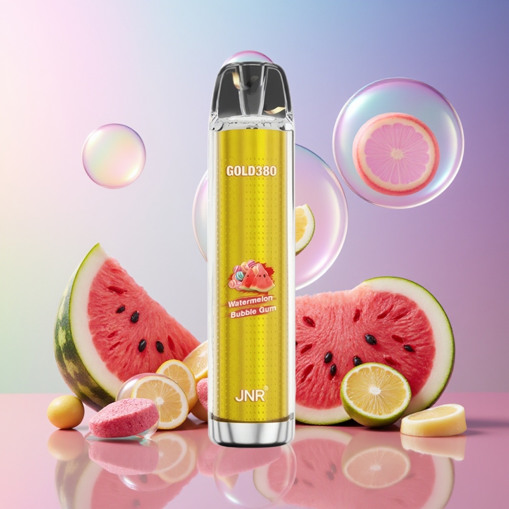 JNR Glod380 6000 Puffs Einweg-Vape Wassermelonen Bubble Gum – 6000 Puffs, 1500mAh, Schweiz Großhandel