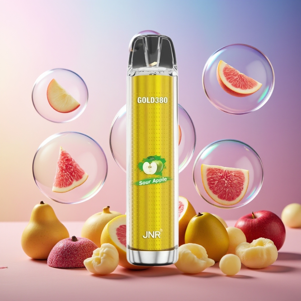 JNR Glod380 6000 Puffs Einweg-Vape saurer Apfel 6000 Puffs 1500mAh 13ml Schweiz großhandel