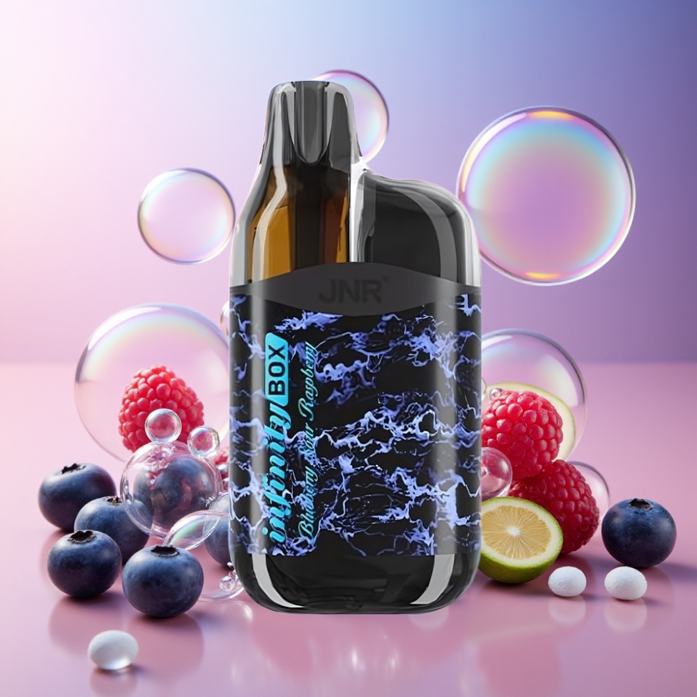 JNR Infinity Box 10700 Puffs Einweg-Vape Heidelbeere-Sauer-Himbeere 2200mAh 15ml Schweiz großhandel