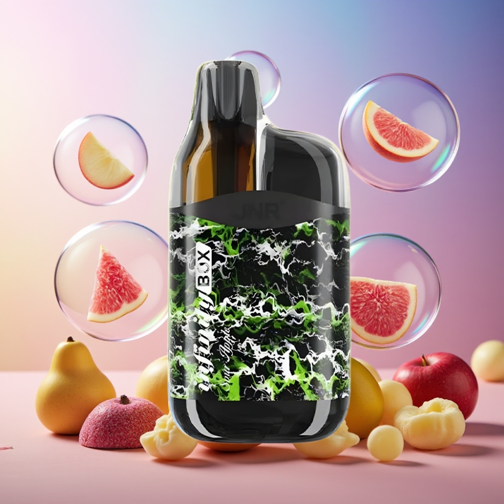 JNR Infinity Box 10700 Puffs Einweg-Vape Sauer Apfel – 15ml E-Liquid, 2200mAh, 2% Nikotin, Schweiz Großhandel