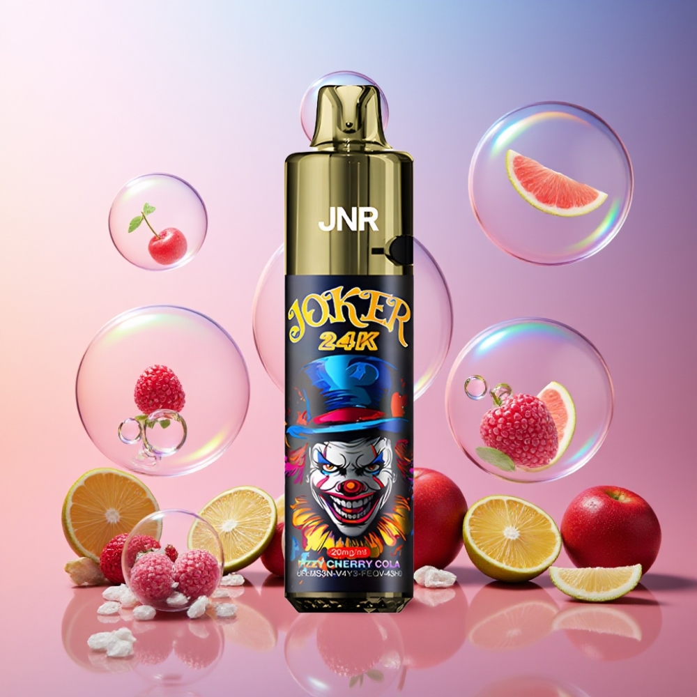 JNR Joker 24K Puffs Einweg-Vape Sprudelnde Kirsch-Cola – 24000 Puffs, 2% Nikotin, 800mAh, Schweiz Großhandel