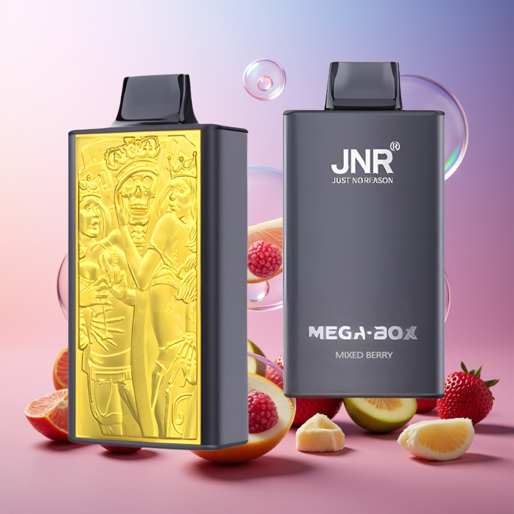 JNR Mega Box 25000 Puffs Einweg-Vape Beerenmix Schweiz Großhandel – 30ml E-Liquid, 850mAh, Typ-C Ladung