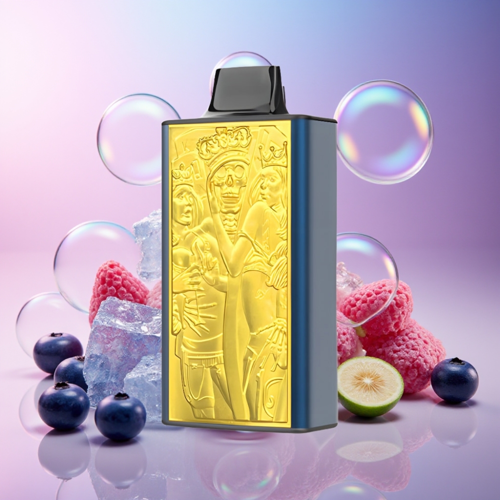 JNR Mega Box 25000 Puffs Einweg-Vape Blau-Eis Schweiz Großhandel – 30ml E-Liquid, 850mAh Akku, Dual Mesh Coil