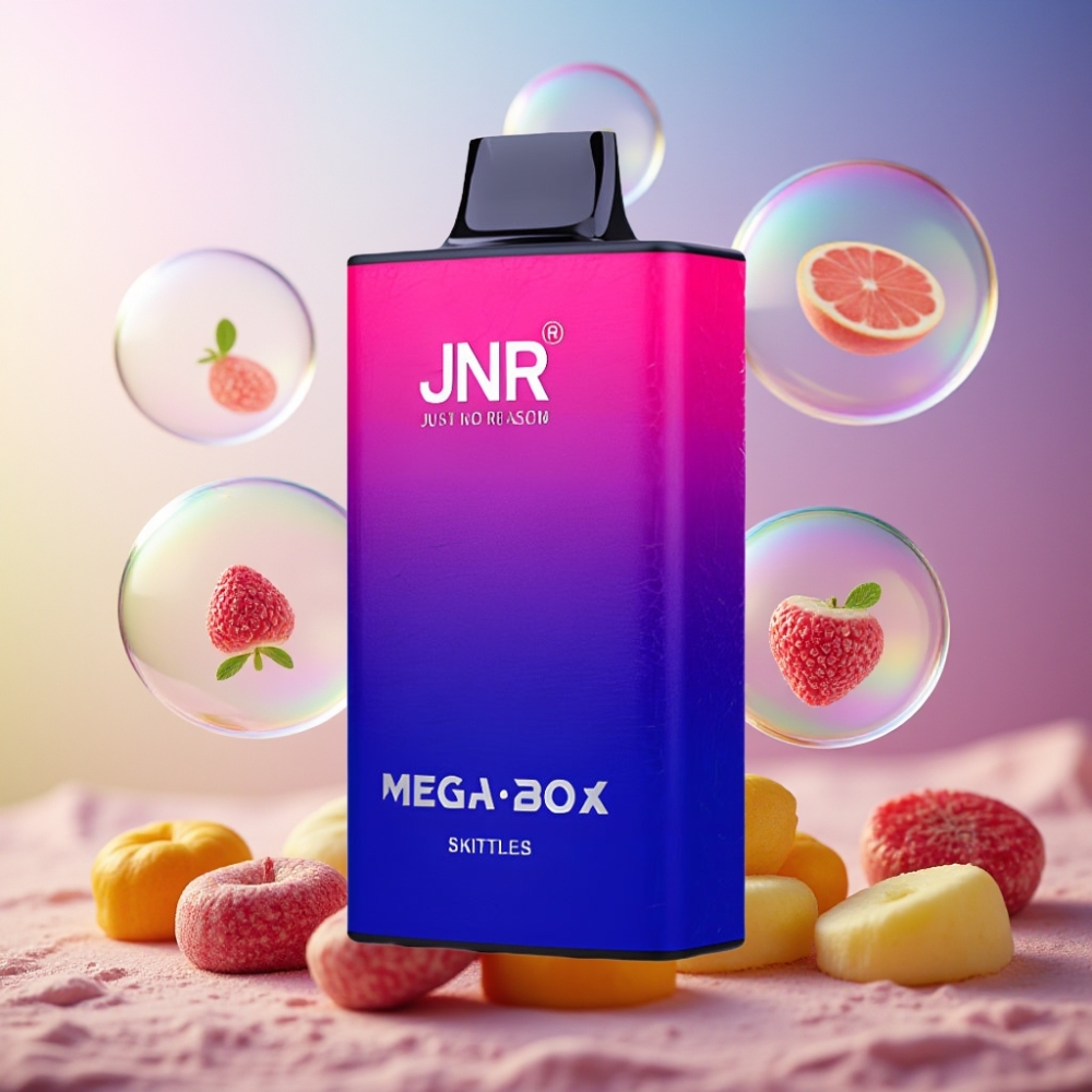 JNR Mega Box 25000 Puffs Einweg-Vape Skittles (30ml, 850mAh, Typ-C Schnellladung) Schweiz großhandel