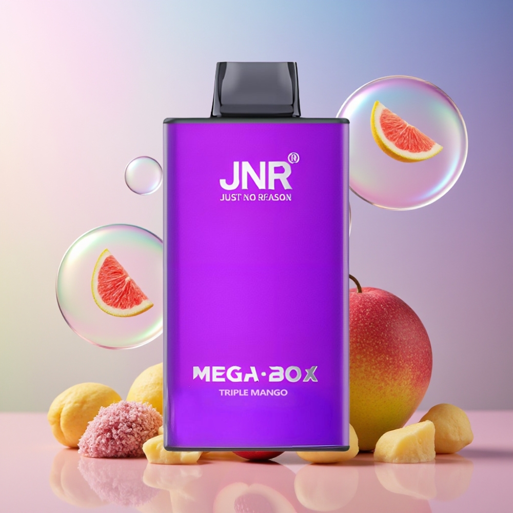 JNR Mega Box 25000 Puffs Einweg-Vape Triple Mango (30ml, 850mAh, Dual Mesh Coil) Schweiz großhandel