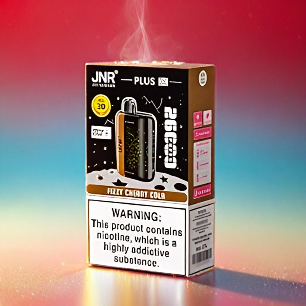 JNR Plus-X 26000 Puffs Fruchtige Kirsch-Cola Schweiz Großhandel mit 28ml E-Liquid, 850 mAh & Typ-C-Ladung