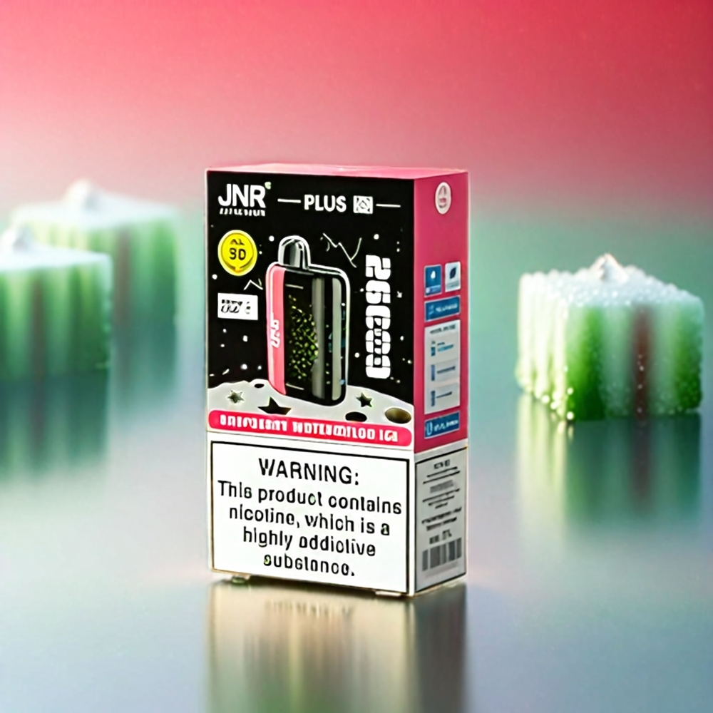 JNR Plus-X 26000 Puffs Schweiz Großhandel mit 28ml E-Liquid, 2% Nikotin und Typ-C Schnellladung - Raspberry Watermelon Ice