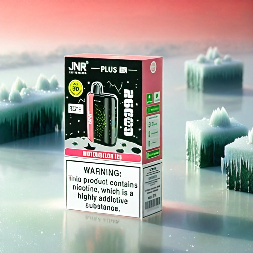 JNR Plus-X 26000 Puffs Wassermelone-Eis Schweiz Großhandel mit 28ml E-Liquid und Dual Mesh Coil