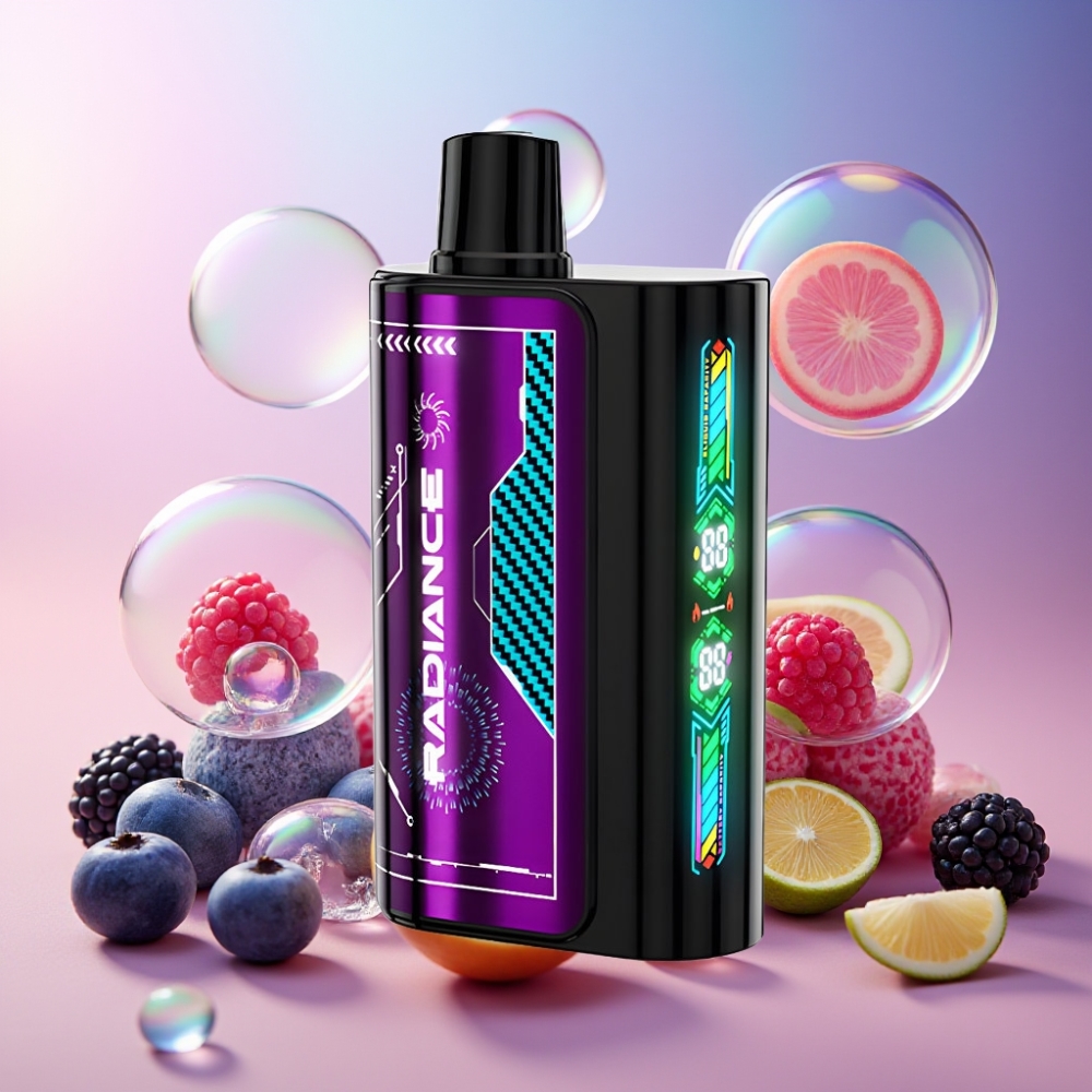 JNR Radiance 31000 Puffs Einweg-Vape Blauberry-Sauer-Himbeere, Schweiz Großhandel – 28ml E-Liquid, 950 mAh Akku, Dual Mesh Coil