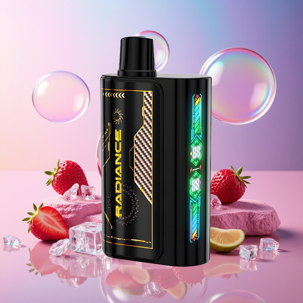 JNR Radiance 31000 Puffs Einweg-Vape Erdbeere Himbeere Kirsche Eis Schweiz Großhandel – 28ml E-Liquid, 950 mAh Akku, Dual Mesh Coil