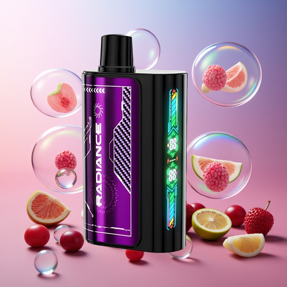 JNR Radiance 31000 Puffs Einweg-Vape Kirsch-Beere, 28ml E-Liquid, 950 mAh Akku, Schweiz Großhandel