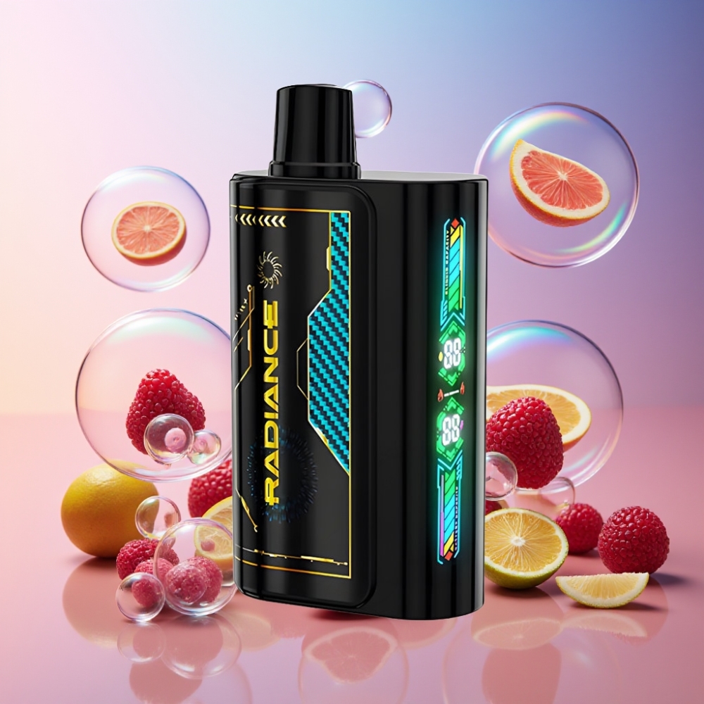 JNR Radiance 31000 Puffs Einweg-Vape Sprudelnde Kirsch-Cola – 28ml E-Liquid, 950 mAh Akku, Schweiz Großhandel