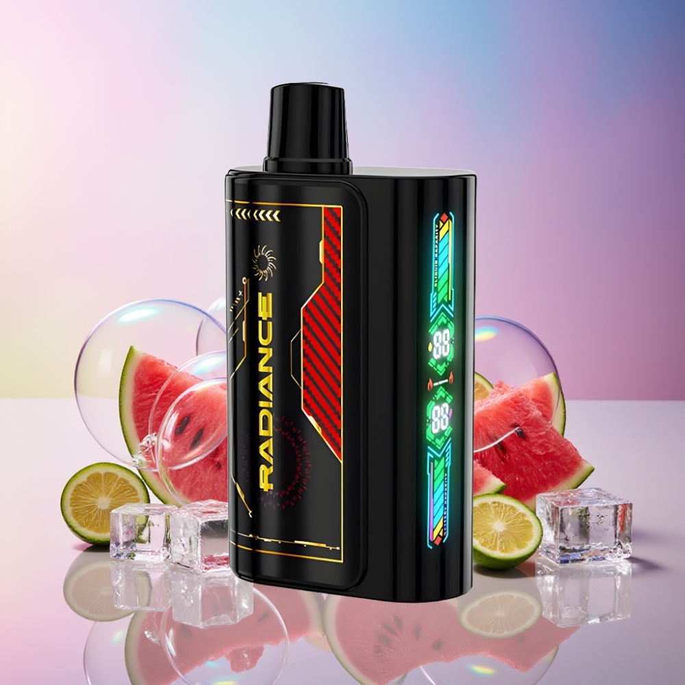 JNR Radiance 31000 Puffs Einweg-Vape Wassermelone Eis, 28ml E-Liquid, 950 mAh Akku, Schweiz Großhandel