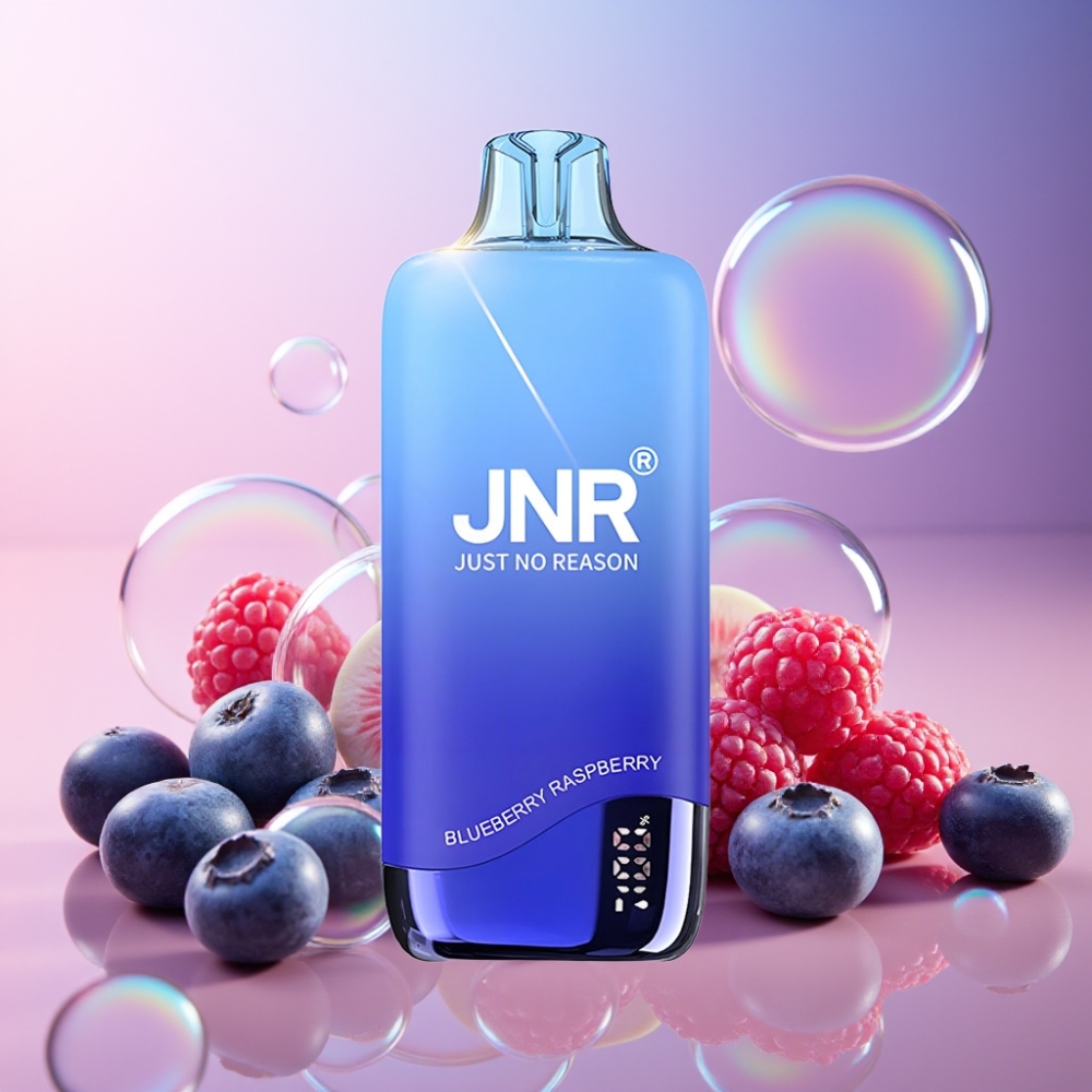 JNR Rainbow 10500 Puffs Einweg-Vape Blaubeere Himbeere – 10500 Puffs, 18ml Tank, Mesh Coil, Schweiz Großhandel