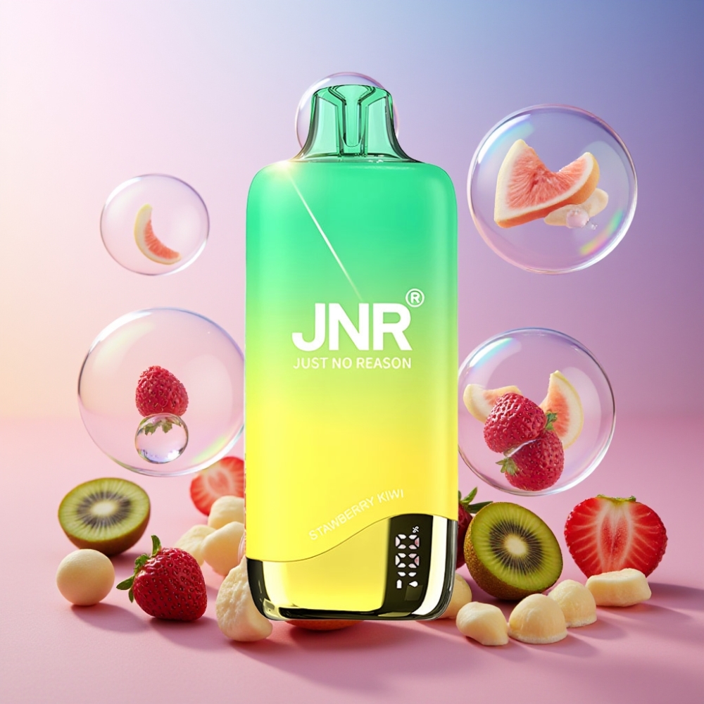 JNR Rainbow 10500 Puffs Einweg-Vape Erdbeer-Kiwi Schweiz Großhandel – 10500 Puffs, 18ml, USB Type-C