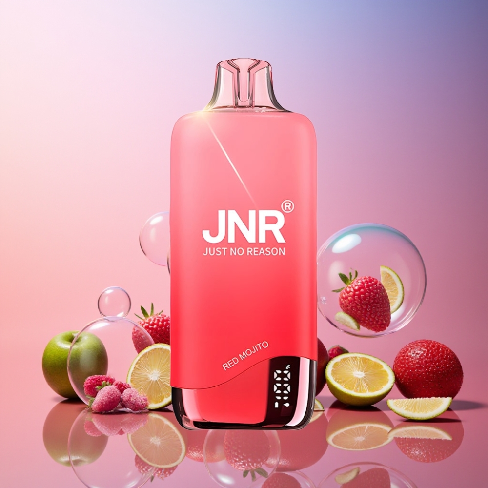 JNR Rainbow 10500 Puffs Einweg-Vape Roter Mojito – 10500 Puffs, 18ml Tank, 0.8ohm Mesh Coil, Schweiz Großhandel