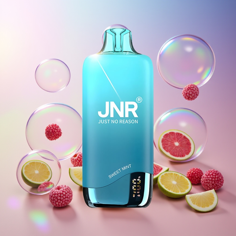 JNR Rainbow 10500 Puffs Einweg-Vape Süße Minze – 10500 Puffs, 18ml Tank, 600mAh, Schweiz Großhandel