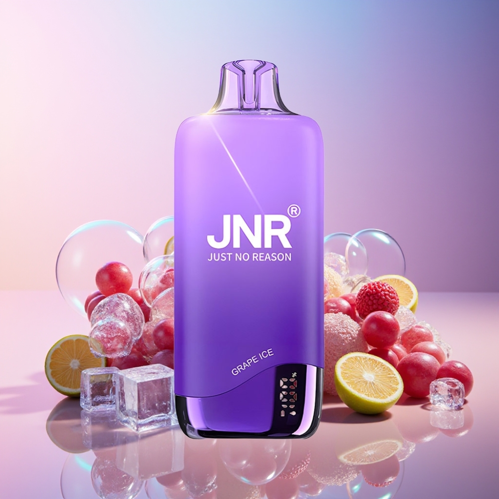 JNR Rainbow 10500 Puffs Einweg-Vape Trauben Eis Schweiz Großhandel – 10500 Puffs, 18ml Tank, 600mAh