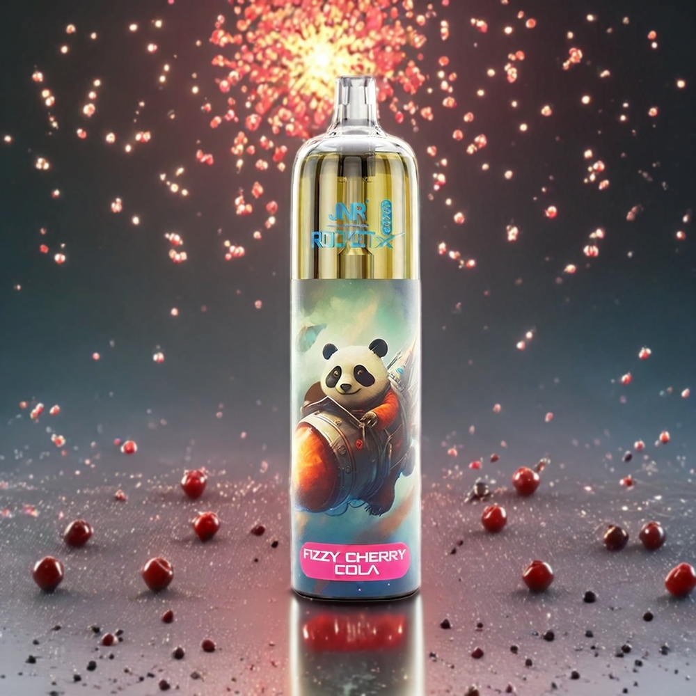 JNR Rocket X 12400 Puffs Fizzy Cherry Cola – Kompakt, RGB-Beleuchtung, 22ml E-Liquid, Schweiz Großhandel