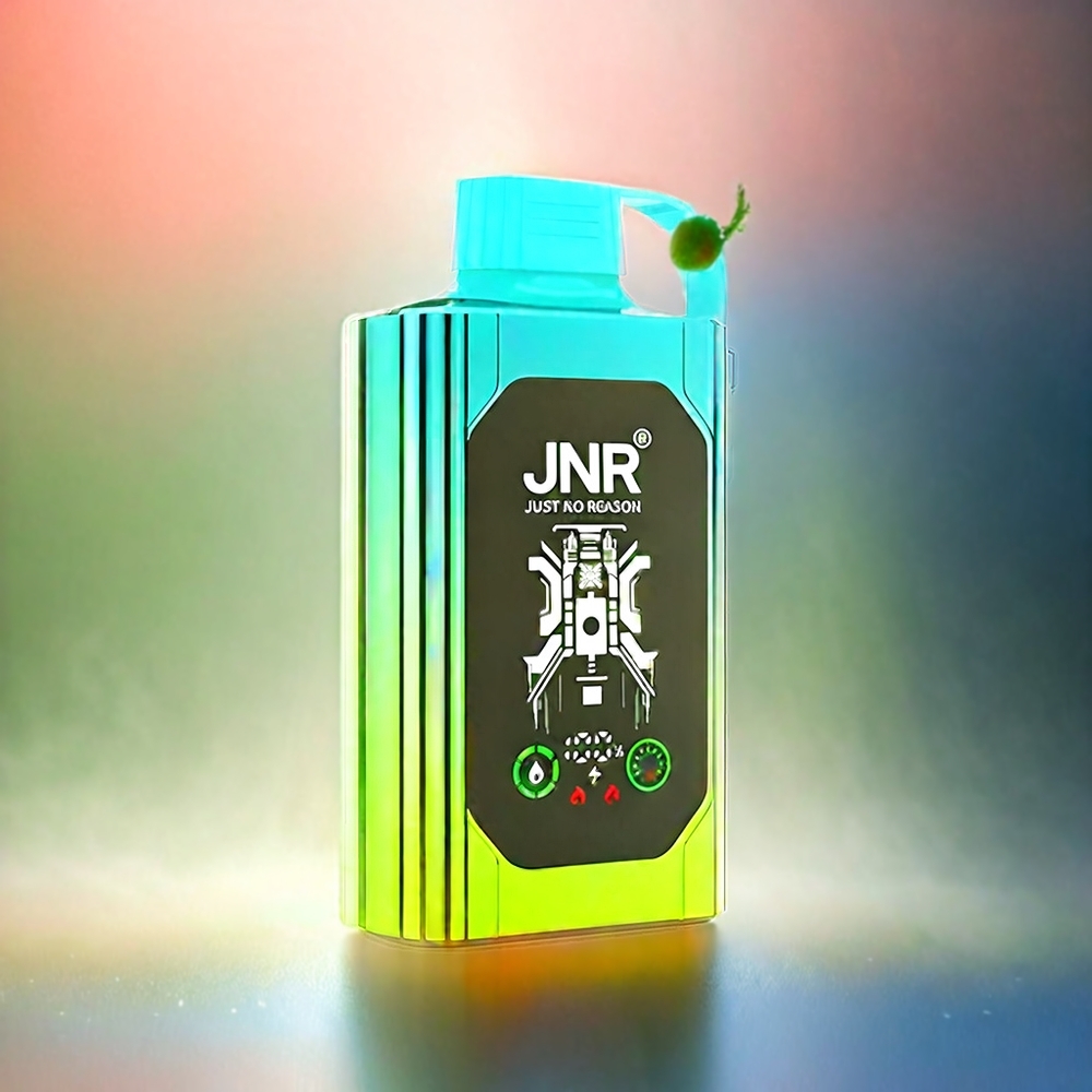 JNR Shisha Box 20500 Puffs Strawberry Kiwi (Erdbeere-Kiwi) mit HD Display, 25ml E-Liquid, Dual Mesh Coil – Schweiz Großhandel