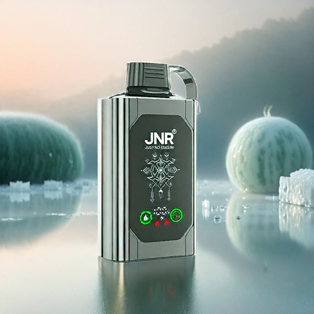 JNR Shisha Box 20500 Puffs mit HD Display, 25ml E-Liquid, Dual Mesh Coil & Type-C Schnellladung - Schweiz Großhandel - Wassermelone Eis