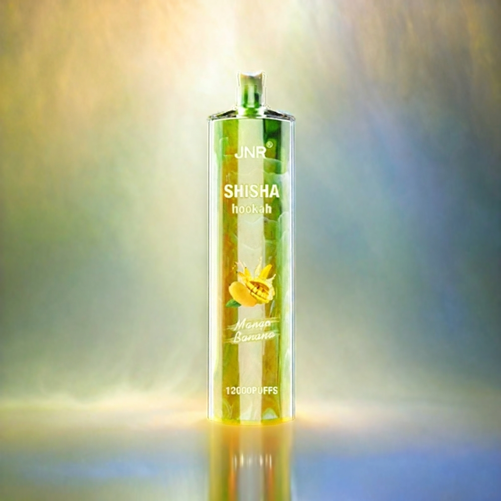 JNR Shisha Hookah 12000 Puffs Vape Mango Banane Schweiz Großhandel - 24ml, 750mAh, Type-C