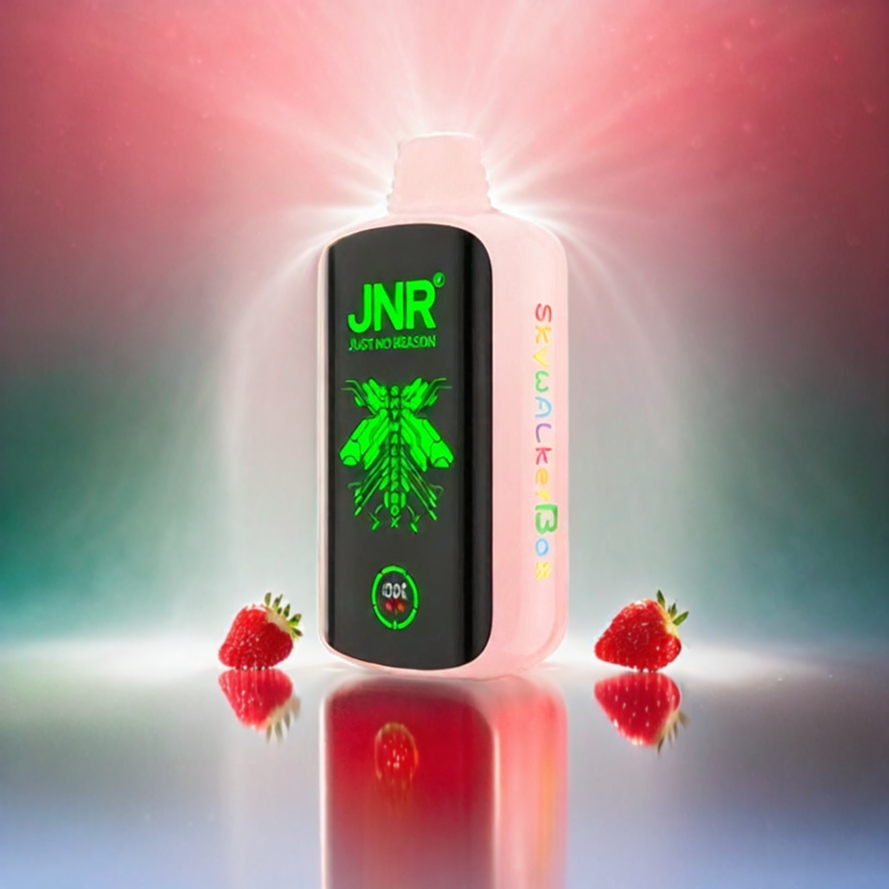 JNR Skywalker Box 21000 Puffs Schweiz Großhandel – 25ml E-Liquid, 850 mAh, Type-C, Dual Mesh Coil, Erdbeere Himbeere Kirsche