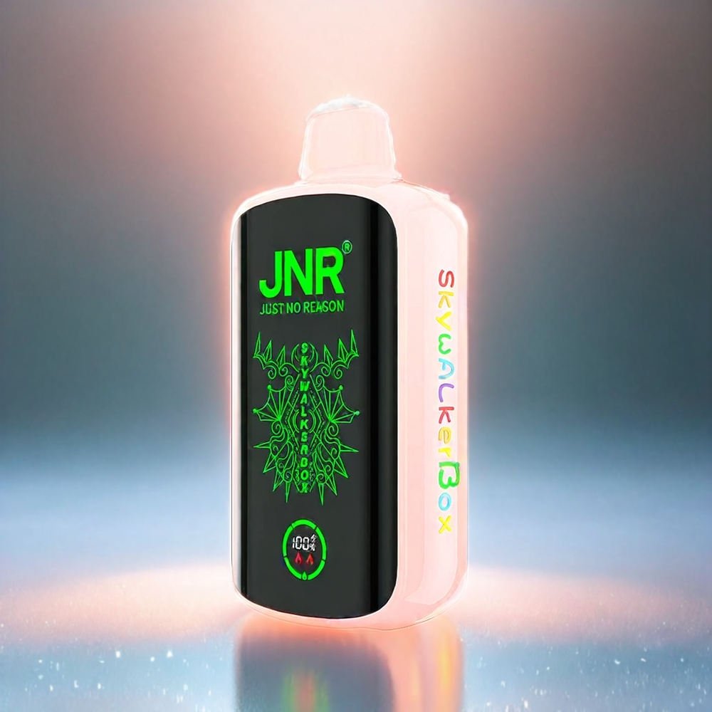 JNR Skywalker Box 21000 Puffs Schweiz Großhandel – 25ml E-Liquid, Dual Mesh Coil, Typ-C Schnellladung, Erdbeer-Eis