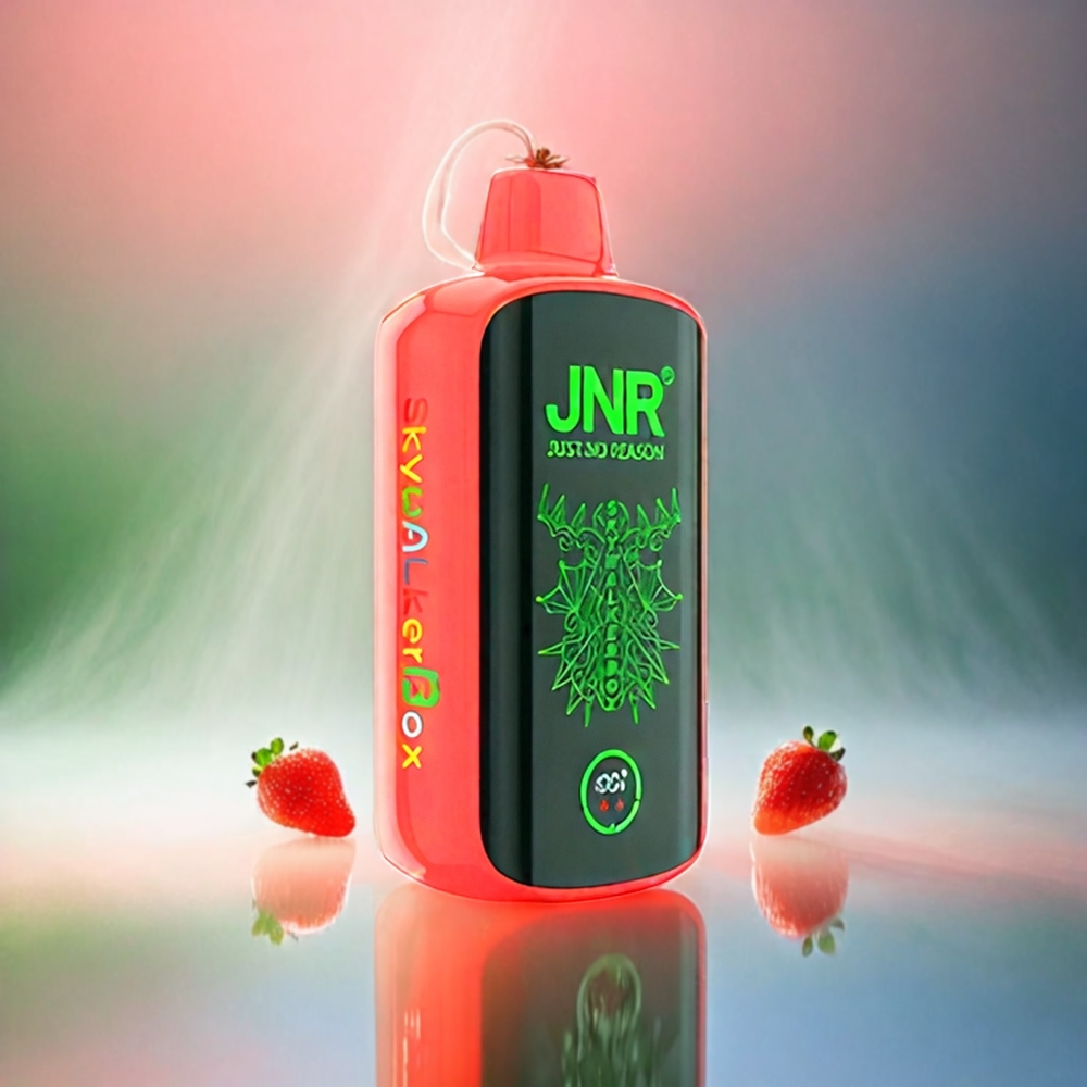 JNR Skywalker Box 21000 Puffs Schweiz Großhandel – 25ml E-Liquid, Dual Mesh Coil, Type-C Schnellladung, Erdbeer-Wassermelone