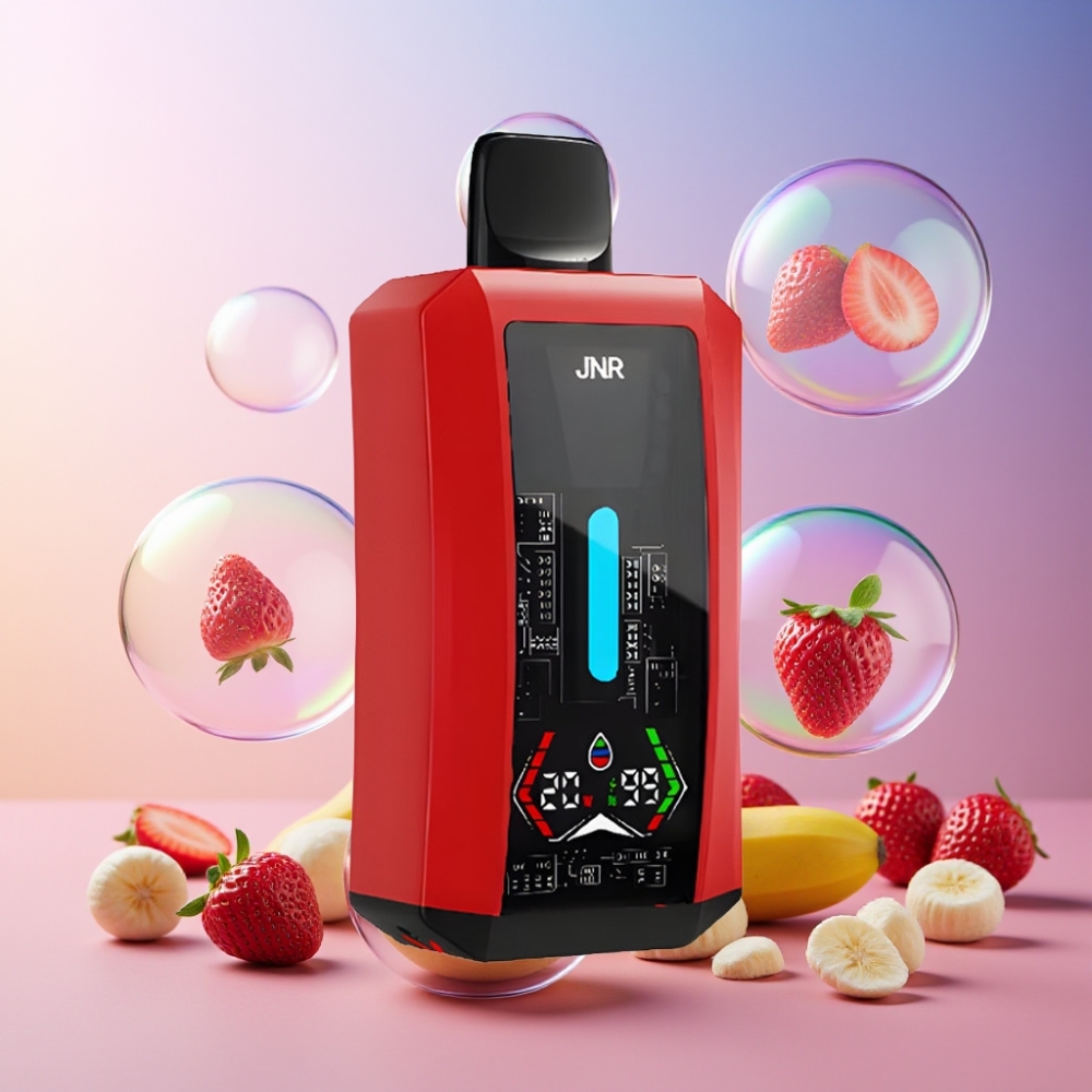 JNR Tank Pro 33000 Puffs Einweg-Vape Erdbeer Banane Schweiz großhandel 28ml e-Liquid 15W/20W Digital Display