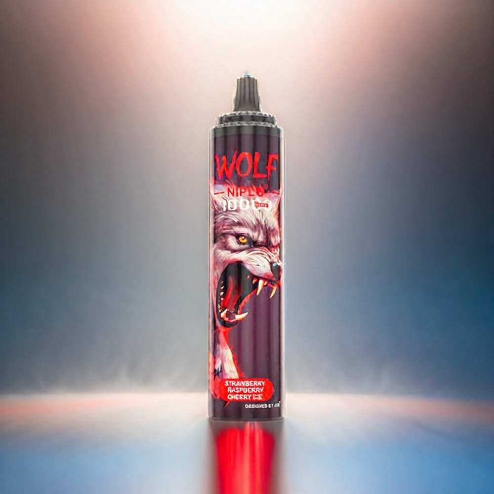 JNR Wolf 10000 Puffs – 20ml / 1.0 Ohm Mesh / Typ-C – Schweiz großhandel – Erdbeere Himbeere Kirsch Eis