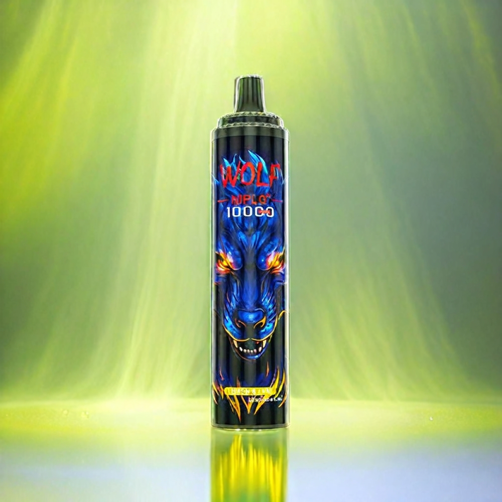 JNR Wolf 10000 Puffs Schweiz Großhandel – 1.0 Ohm Mesh Coil, 20ml E-Liquid, Zitrone & Limette