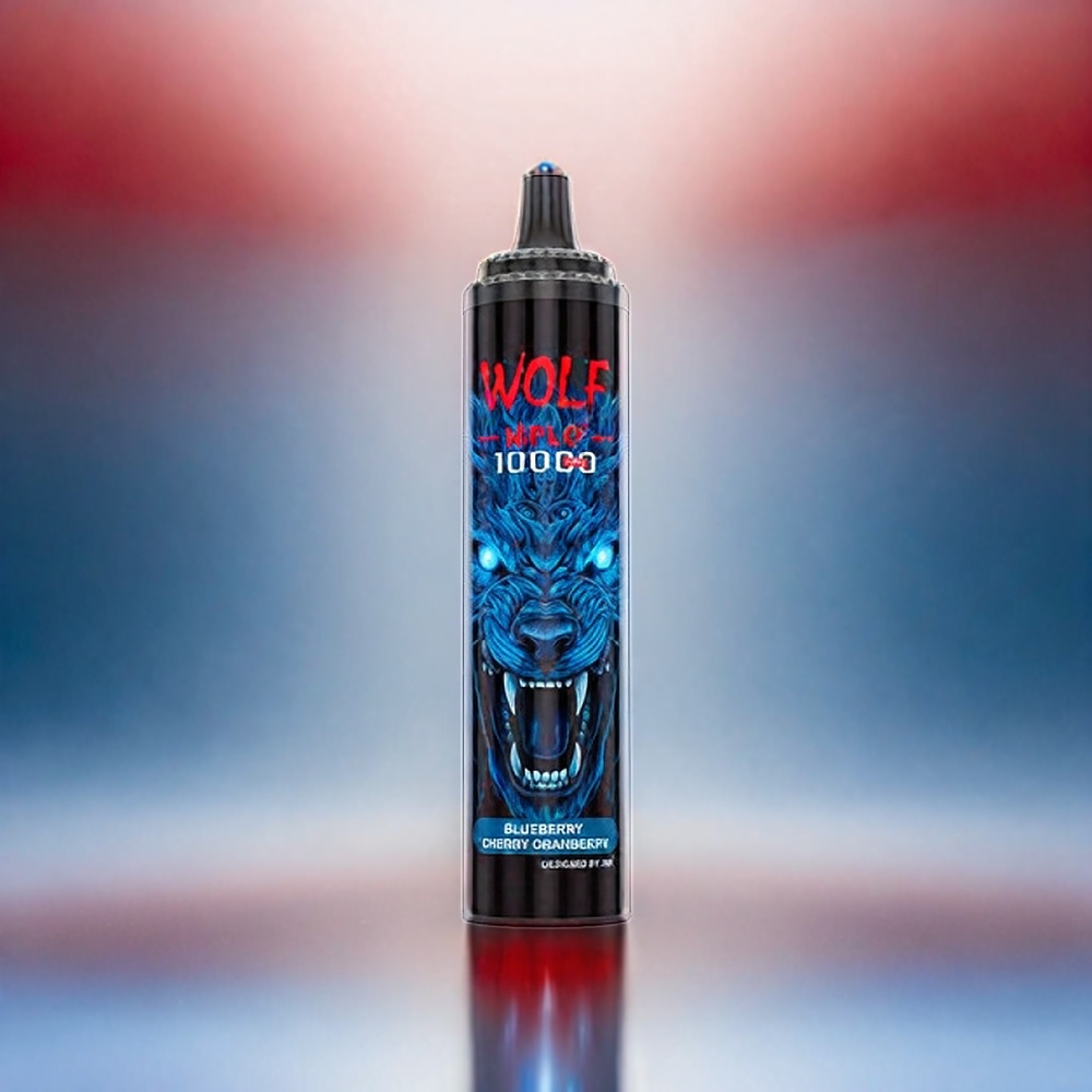 JNR Wolf 10000 Puffs Schweiz Großhandel – 20ml, 1.0 Ohm Mesh Coil, Type-C – Blauberry-Kirsche-Cranberry