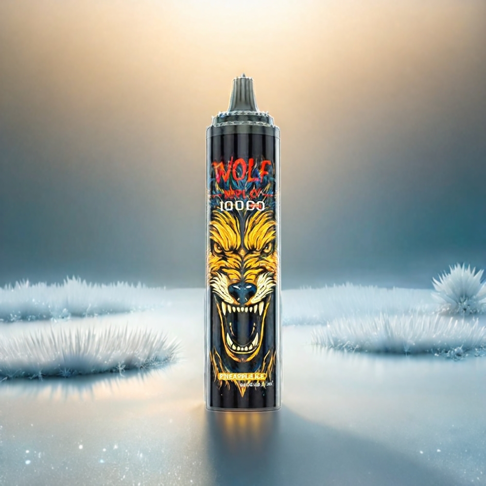 JNR Wolf 10000 Puffs Schweiz Großhandel – 20ml, 1.0 Ohm Mesh, Type-C – Pineapple Ice (Ananas Eis)