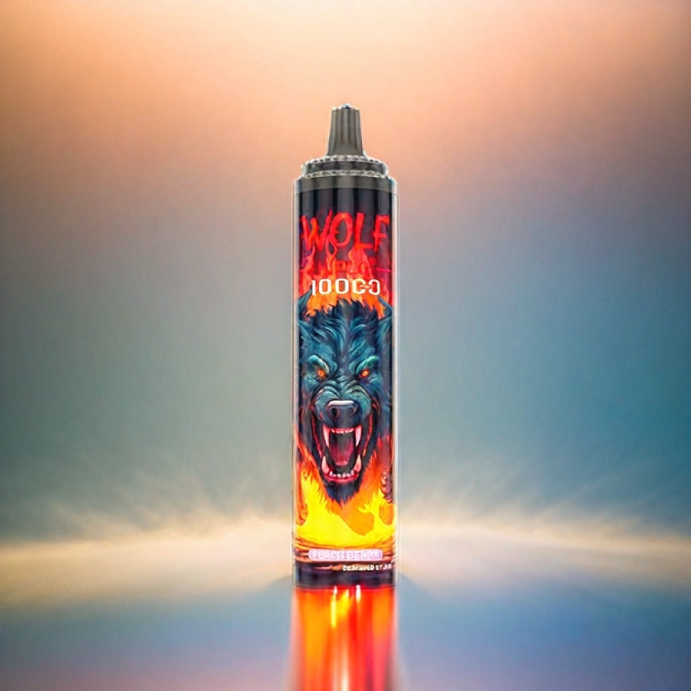 JNR Wolf 10000 Puffs Schweiz Großhandel – 20ml, 5%, Type-C – Peach Berry (Pfirsich-Beere)