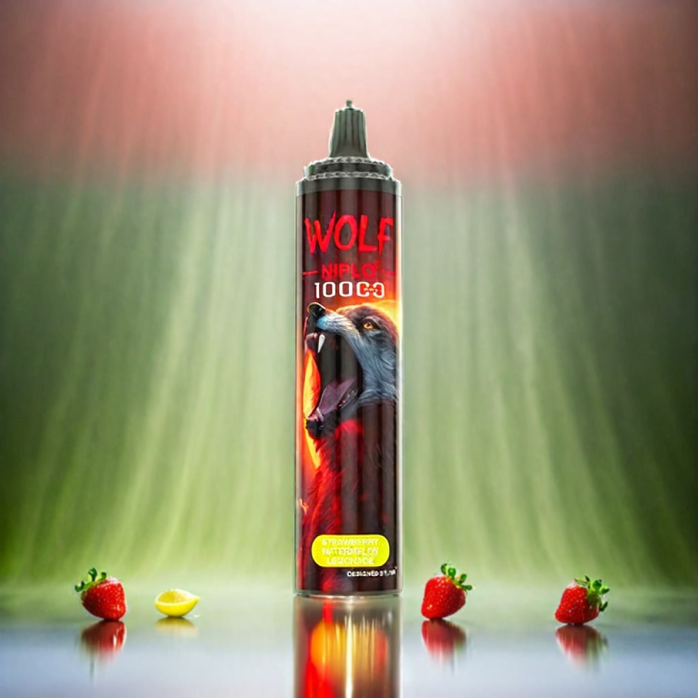 JNR Wolf 10000 Puffs Schweiz Großhandel – 20ml, 650mAh, Type-C, Erdbeer-Wassermelone-Limonade