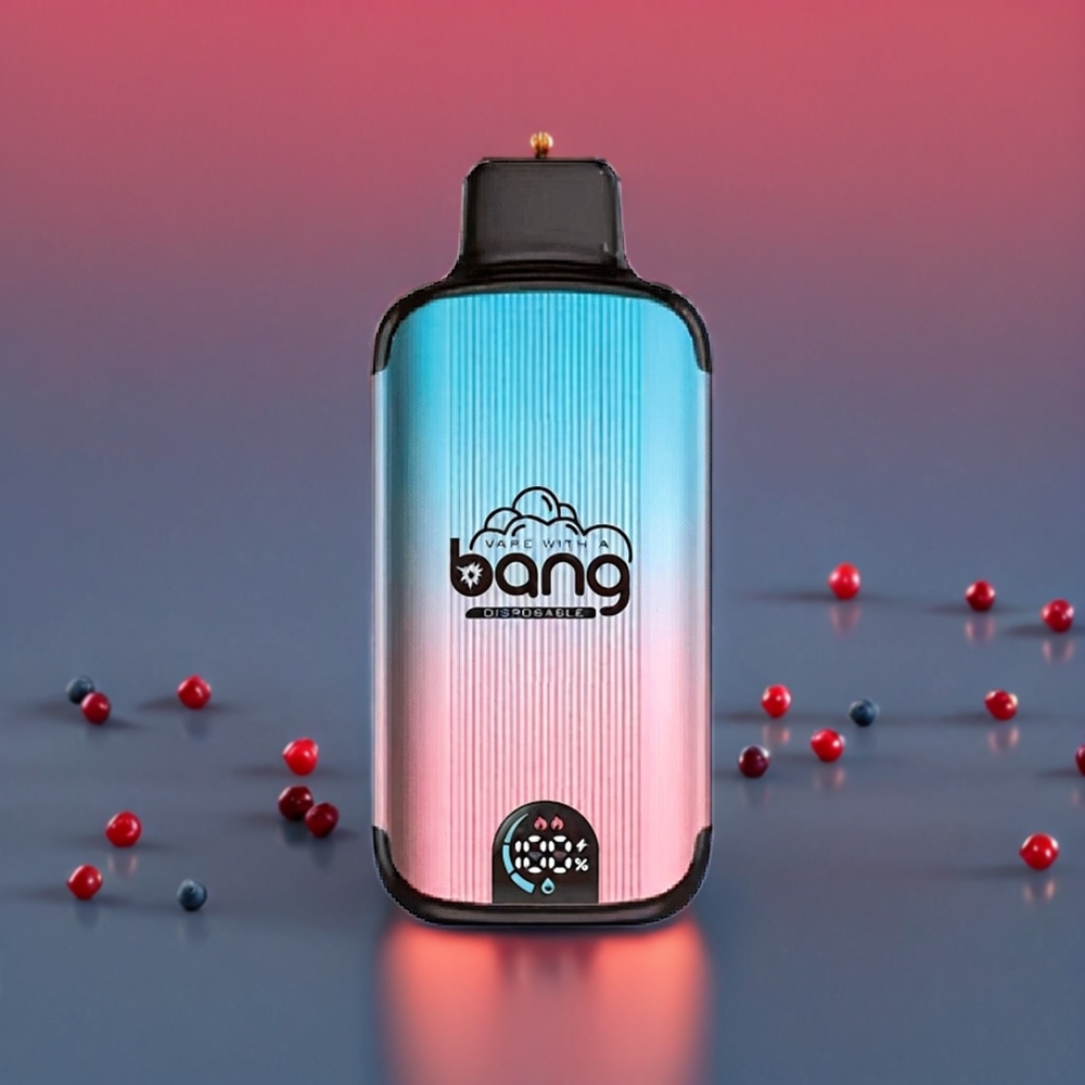 Bang 20000 Puffs Einweg-Vape Blaubeere Himbeere - 13400 Akku, Typ-C Ladung, Dual Mesh, Schweiz Großhandel