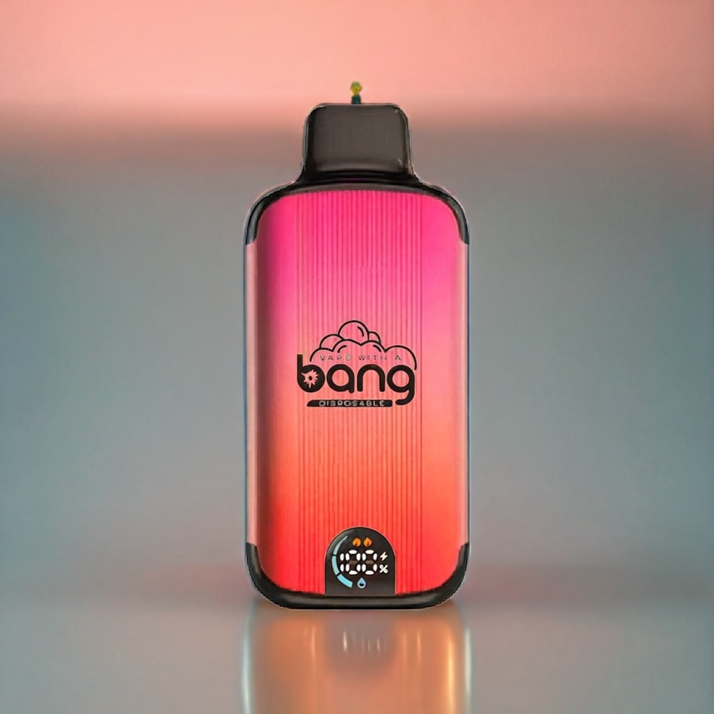 Bang 20000 Puffs Einweg-Vape Mango Pfirsich Wassermelone – 20000 Züge, 13400mAh Akku, Typ-C-Ladung, Schweiz Großhandel