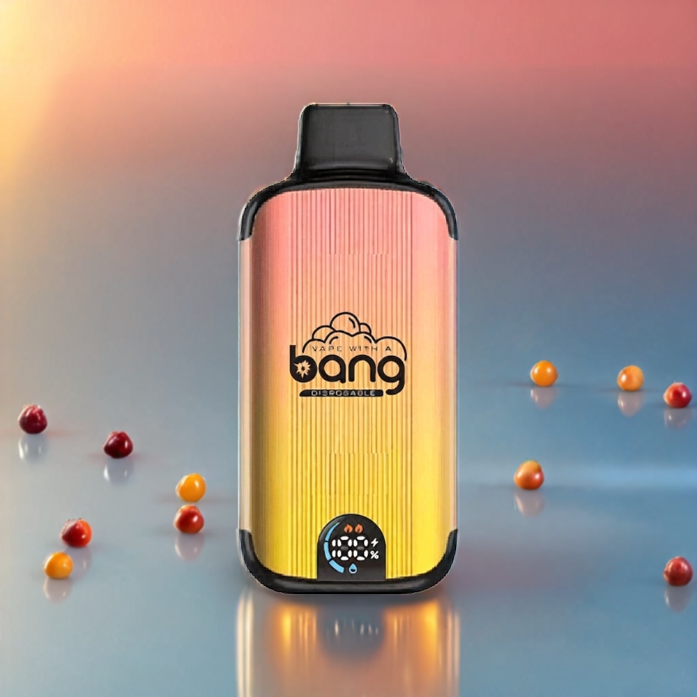 Bang 20000 Puffs Einweg-Vape Pfirsich-Eis – 20000 Züge, 13400mAh Akku, Typ-C-Ladung, Schweiz Großhandel