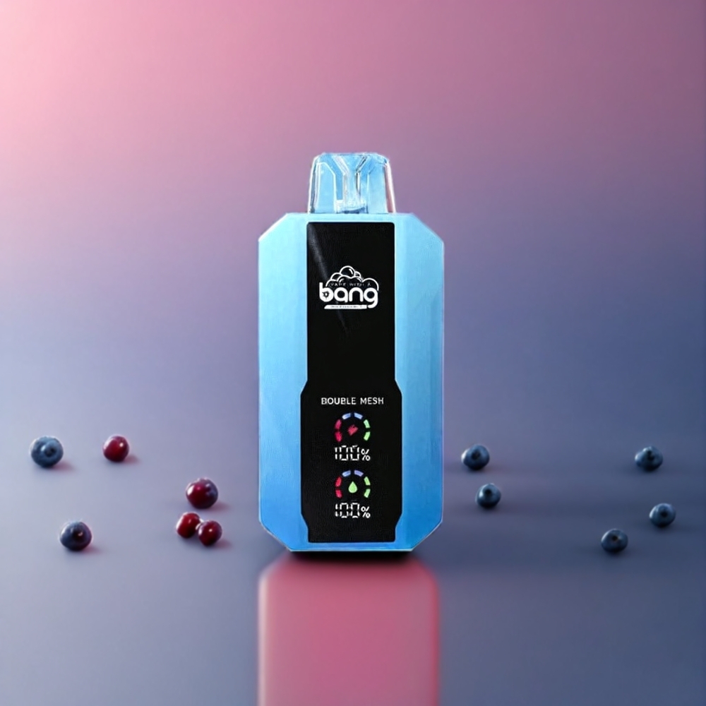 Bang 25000 Puffs Einweg-Vape Blueberry Ice (Heidelbeer-Eis) - 650mAh, 30ml, Type-C, Schweiz Großhandel