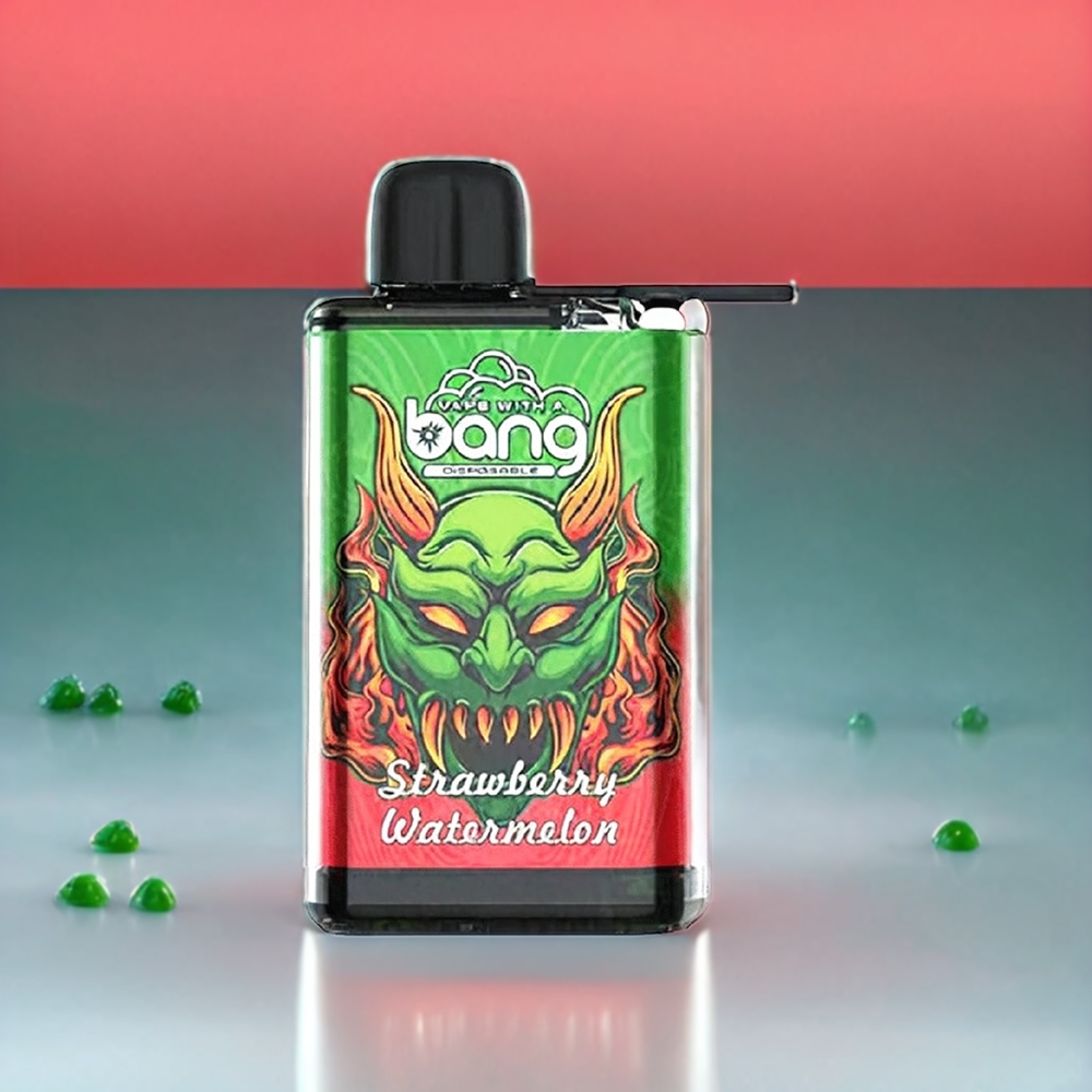 Bang 28000 Puffs Einweg-Vape Erdbeer-Wassermelone-Eis, 0%/2%/3%/5% Nikotin, 650mAh, 30ml, Schweiz Großhandel