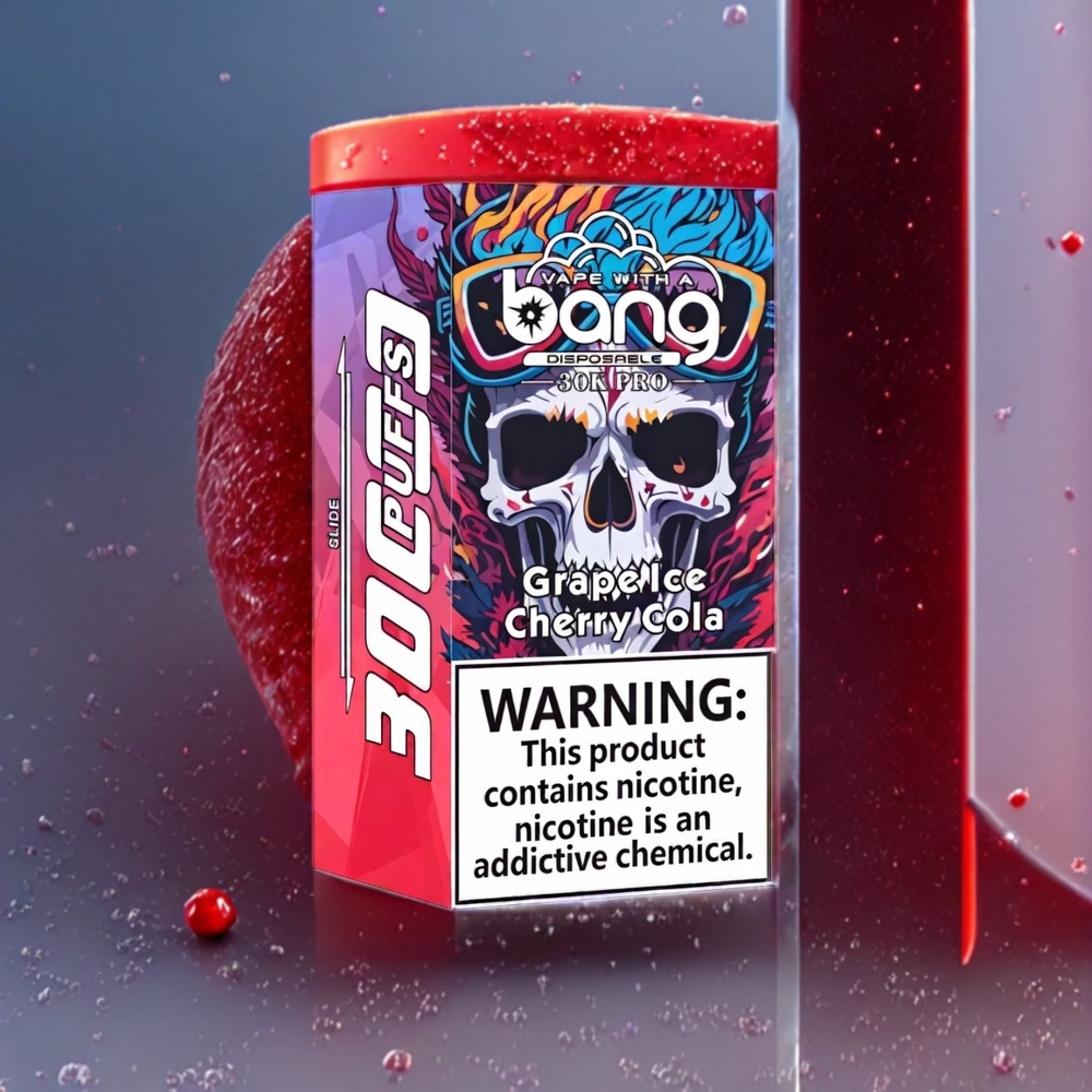 Bang 30K Pro 30000 Puffs Schweiz Großhandel – 36ml, 550mAh, Dual-Flavor System, Grape Ice & Cherry Cola