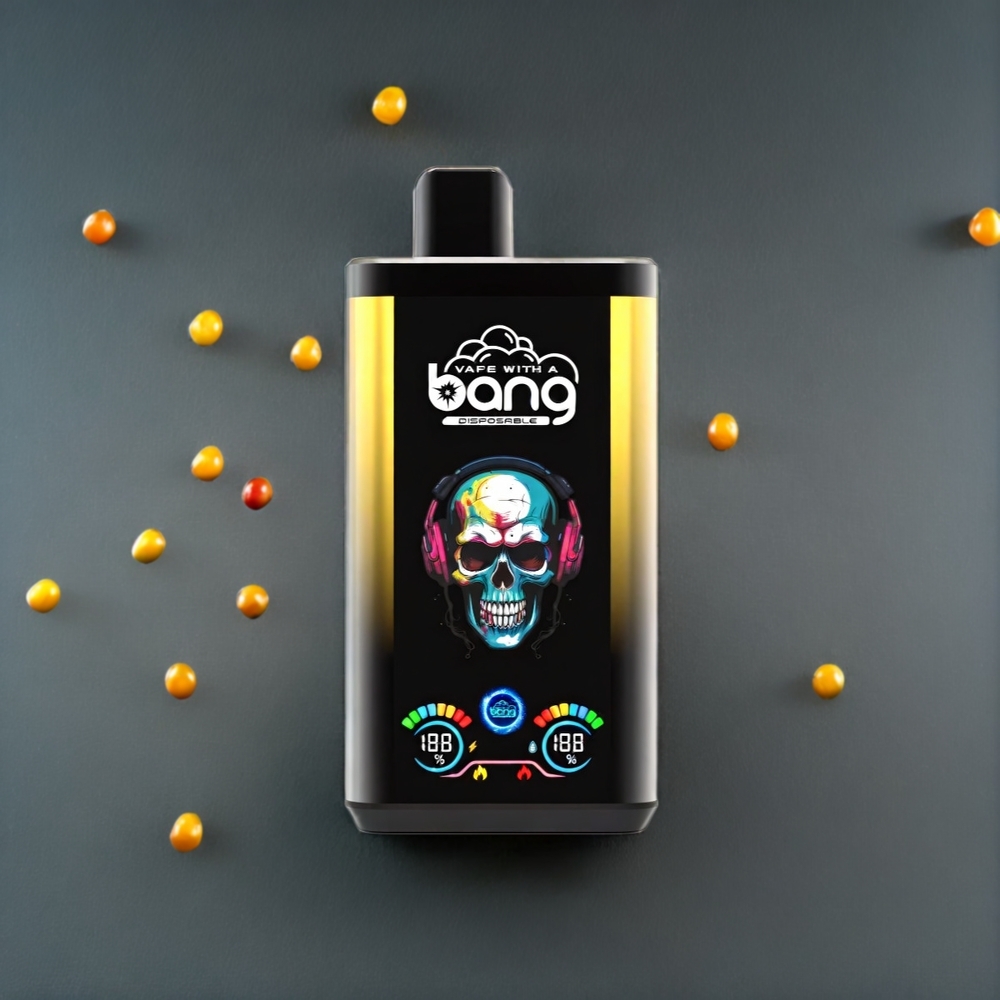 Bang 30K Pro 30000 Puffs Schweiz Großhandel – 36ml, 550mAh, Dual-Flavor System, Schwarz Drachen Eis & Mango Ananas Pfirsich