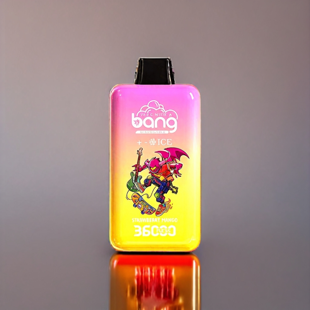Bang 36000 Ice Level Disposable Device Erdbeer Mango - 36000 Züge, 36ml, 850 mAh, Schweiz Großhandel