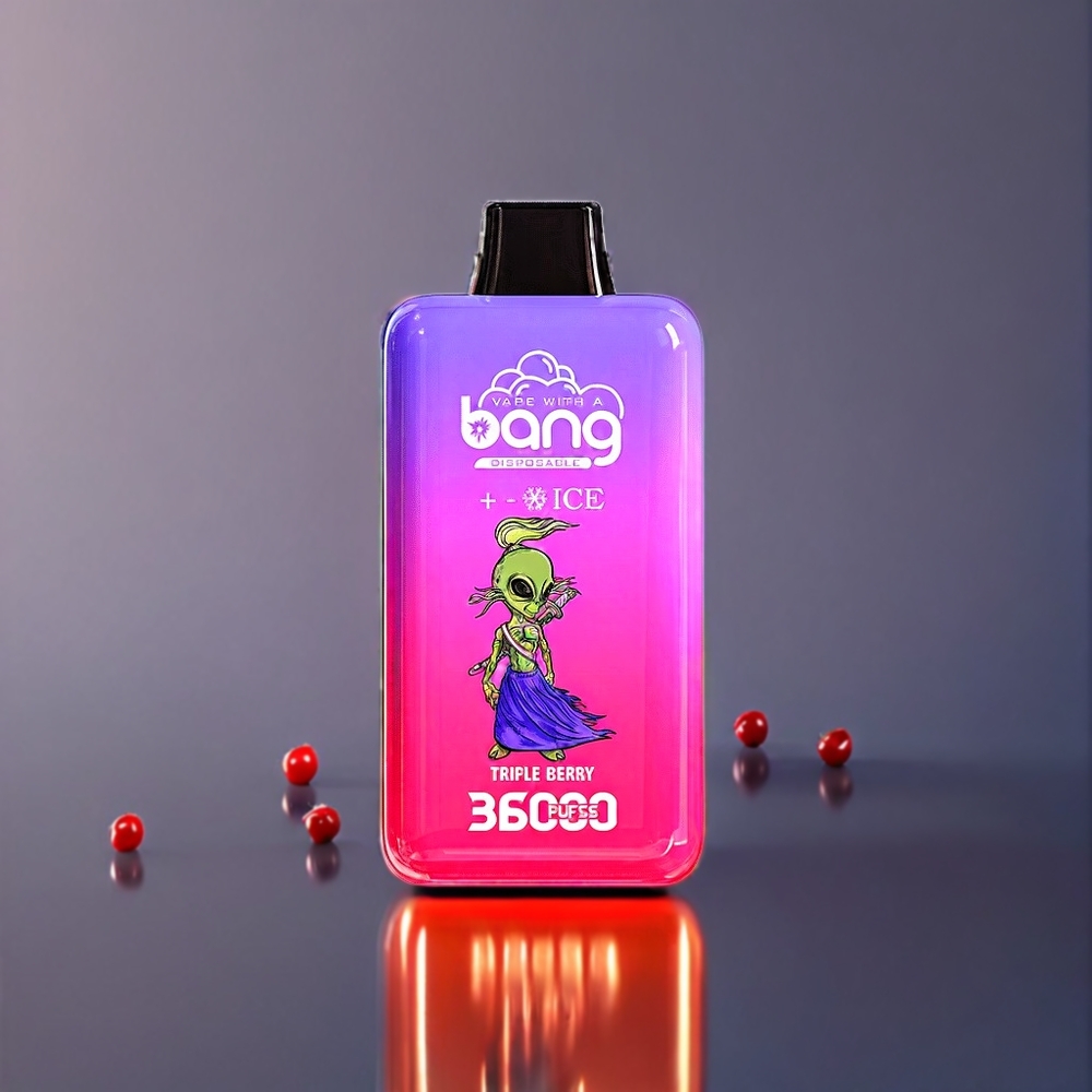 Bang 36000 Ice Level Wegwerf-E-Zigarette Triple Beere 36ml 850mAh Schweiz Großhandel