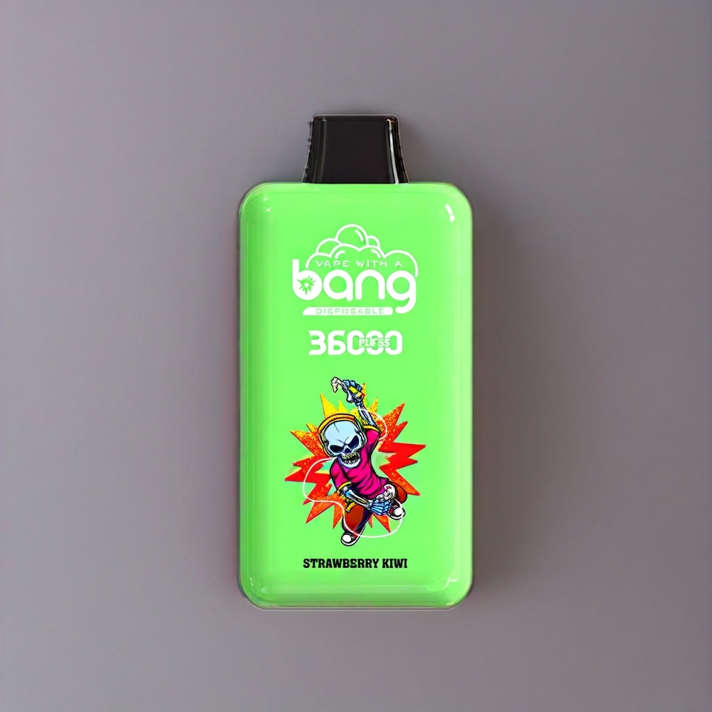 Bang 36000 Power Einweg-Vape Erdbeer-Kiwi Schweiz Großhandel – 36ml, 36000 Züge, 850mAh