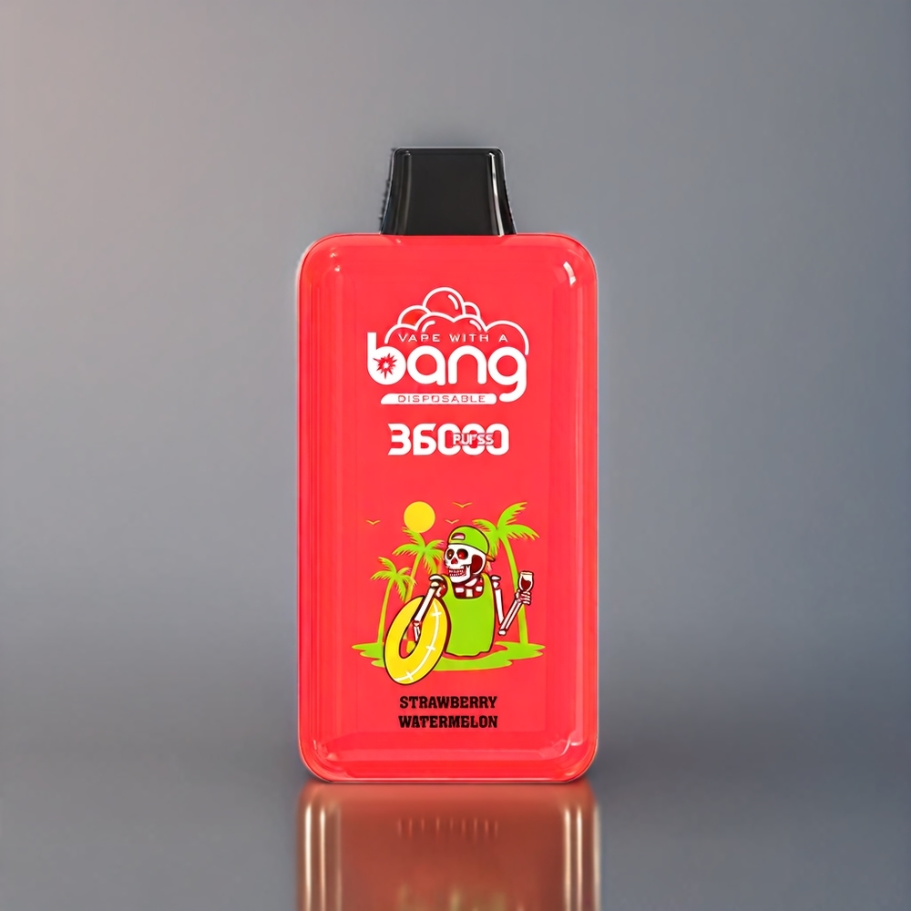 Bang 36000 Power Einweg-Vape Erdbeer-Wassermelone – 36ml, 36000 Züge, 850mAh – Schweiz Großhandel