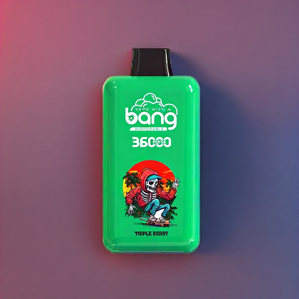 Bang 36000 Power Einweg-Vape Triple Berry (0%-5% Nikotin, 850mAh, 36ml, 36000 Züge) Schweiz Großhandel
